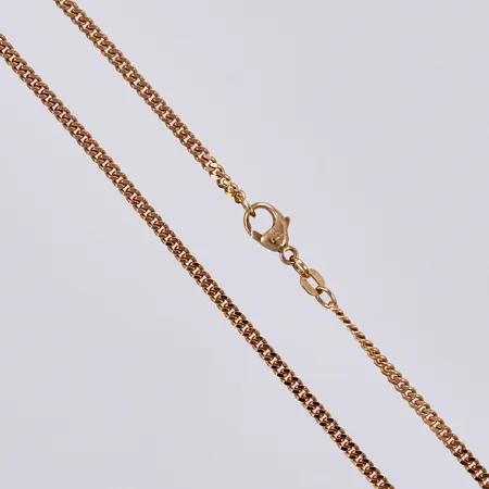 Kedja Pansar, längd: ca 50,5cm, bredd: ca 3mm, 18K  Vikt: 12,1 g