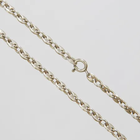 Kedja marinalänk, längd ca 59cm, bredd 4,5mm, 835/1000 silver Vikt: 21,3 g