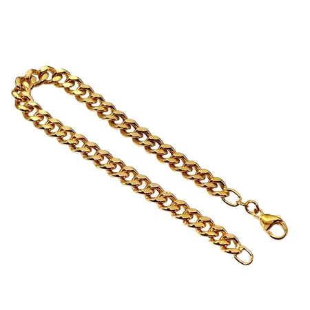 Armband Pansar, 18K guld, Svedbom & Co AB (KFS), längd 19,5 cm, bredd 6,5 mm, tjocklek 3 mm, fint skick Vikt: 13,1 g