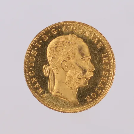 Mynt, Francois D.G Avstraiae Imperator, 1915, 23K  Vikt: 3,4 g