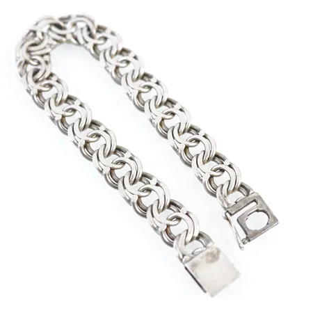Armband, bismarck, silver, 21cm, bredd 11mm Vikt: 33,4 g