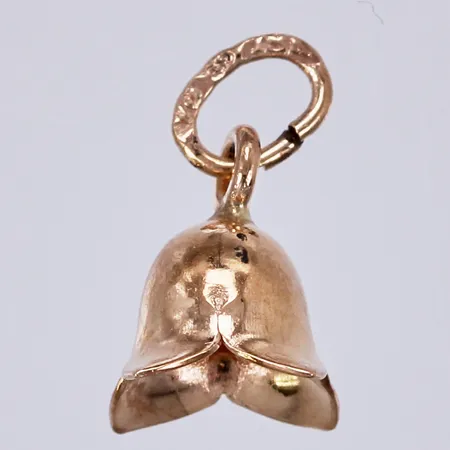 Hänge, längd: ca 1cm, bredd: ca 6mm, 18K  Vikt: 0,4 g