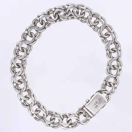 Armband, bismarck, 21cm, bredd 10mm, 925/1000 silver Vikt: 24,8 g