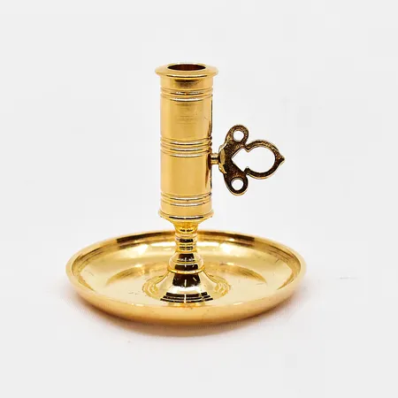 Miniatyr kontorsljusstake, Skultuna 1607, höjd ca 4cm, originalask medföljer