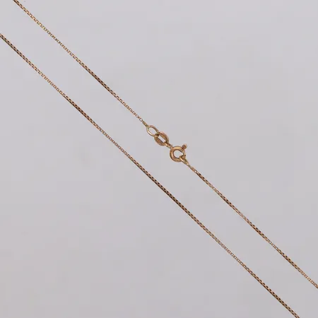 Kedja, Venezia, längd 61cm, bredd 0,8mm, 14K Vikt: 2,3 g