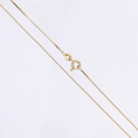 Halskedja Venezia, 38cm, bredd 1mm, 18K Vikt: 2,3 g