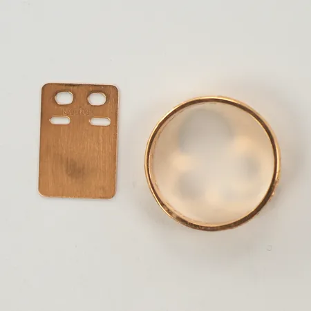 Ring stl 19¾, id-bricka, gravyrer, 7,2g  