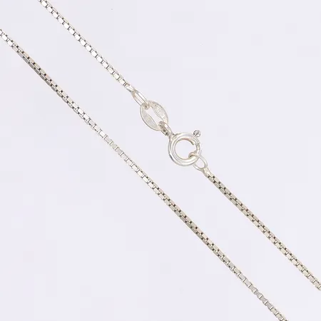 Halskedja, venezia, 38cm, bredd 1,2mm, 925/1000 silver Vikt: 2,7 g