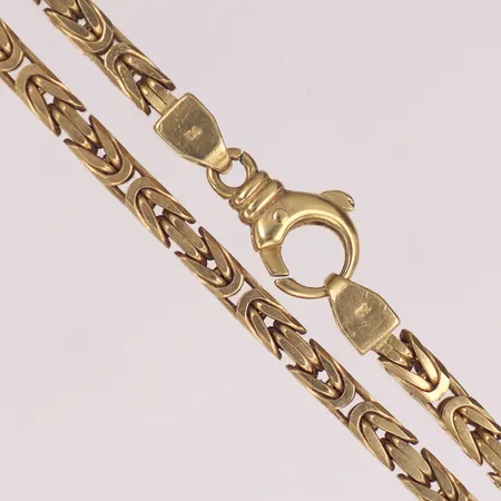 Kedja kejsarlänk, 62,5cm, bredd 4mm, 18K Vikt: 94,1 g