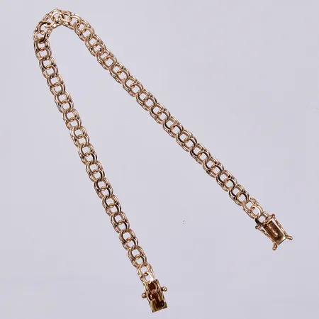 Armband Bismarck, längd: ca 20cm, bredd: ca 5mm, 18K  Vikt: 7,8 g