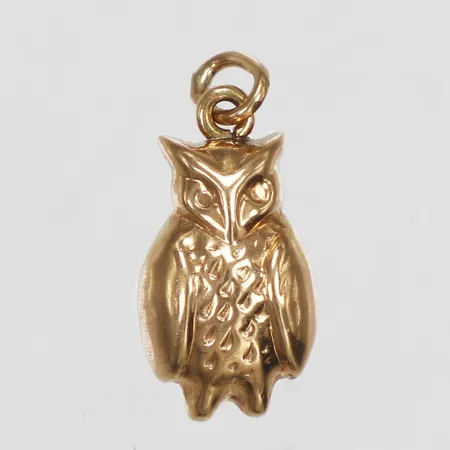 Hänge, Uggla, 18mm, 18K Vikt: 1 g