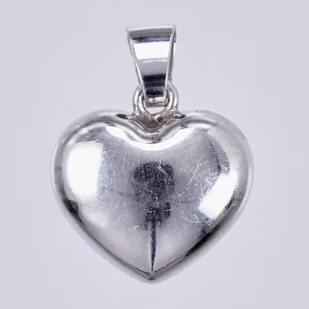 Hänge Hjärta, längd: ca 1,5cm, bredd: ca 12mm, 925/1000, silver Vikt: 0,8 g