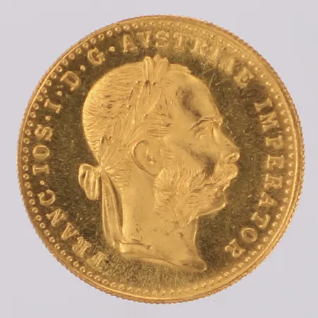 Mynt, Francois D.G Avstraiae Imperator, 1915, 23K  Vikt: 3,5 g