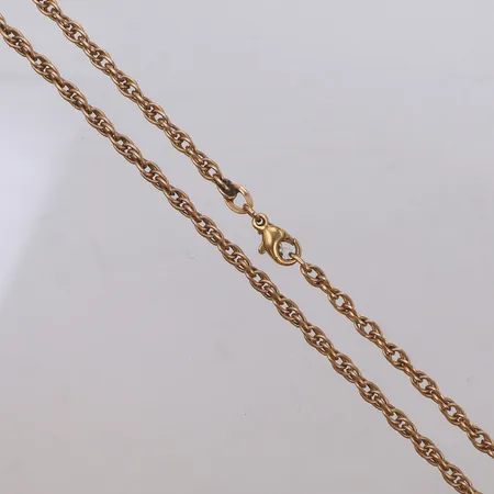 Kedja, längd 64cm, bredd 4mm, 14K  Vikt: 22,9 g