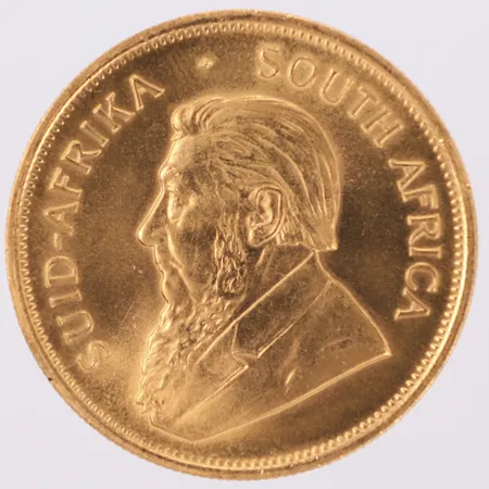 Mynt, Krugerrand 1982, South Africa, 32,6mm, 22K Vikt: 33,9 g