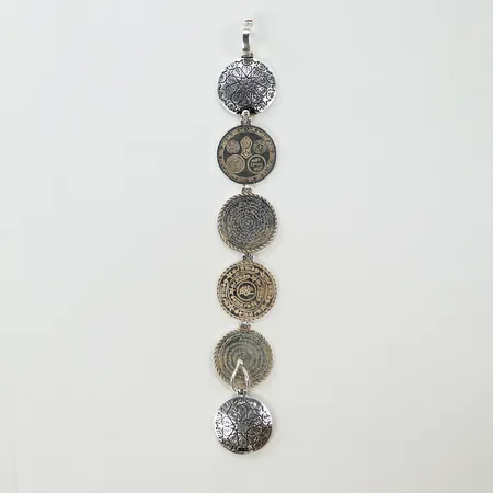 Hänge, längd 14cm, bredd 20mm, silver, 925/1000  Vikt: 16,4 g