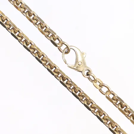 Halskedja Ankarlänk, 44,5cm, bredd 4mm, förgyllt silver 925/1000 Vikt: 23,8 g