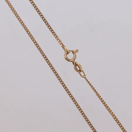 Kedja Pansar, längd 39,5cm, bredd 1,4mm, 18K Vikt: 3,3 g
