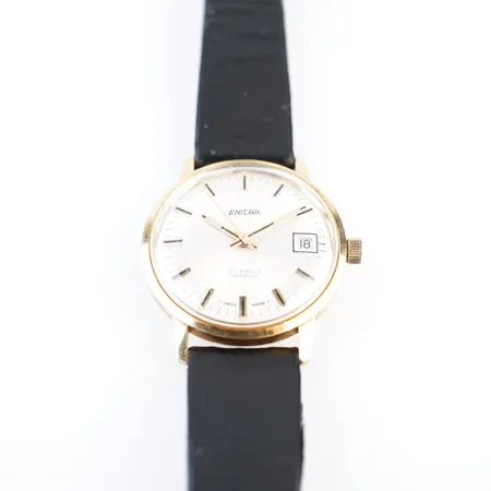 Herrur Enicar, manuell, 34mm, 18k