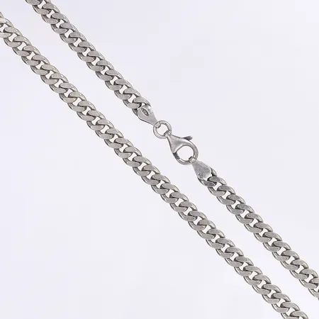 Halskedja pansar, 51cm, bredd 5mm, silver 925/1000 Vikt: 30,7 g