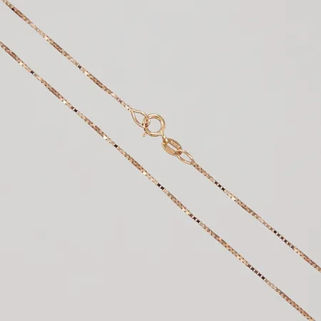 Kedja Venezia, ca 38,5cm, bredd 0,7mm, KFS 18K Vikt: 1,6 g