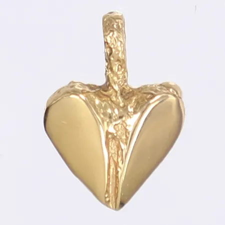 Hänge, hjärta, 15x10mm, 18K Vikt: 1 g