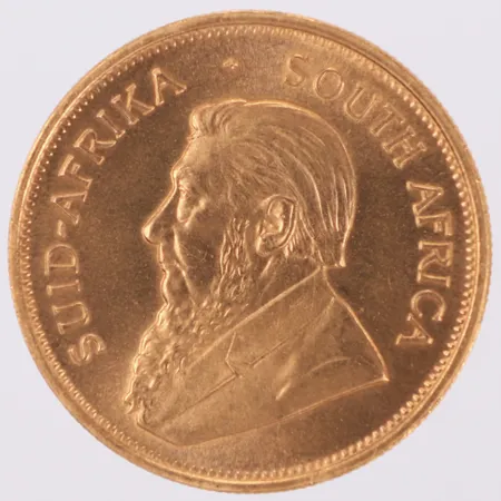 Mynt, Krugerrand 1975, South Africa, 32,6mm, 22K Vikt: 33,9 g