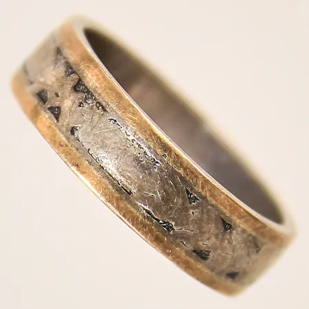 Ring, stl 18½, bredd 6mm, ALTON, slitage, silver 830/1000 Vikt: 5,3 g