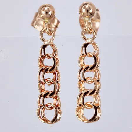 Ett par örhängen Bismarck, längd ca 20mm, bredd ca 2-5mm, 18K Vikt: 1,2 g