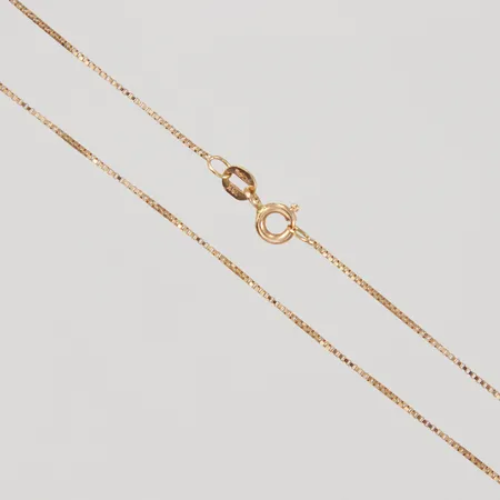 Kedja Venezia, 42cm, bredd 0,7mm, 18K,  Vikt: 1,9 g