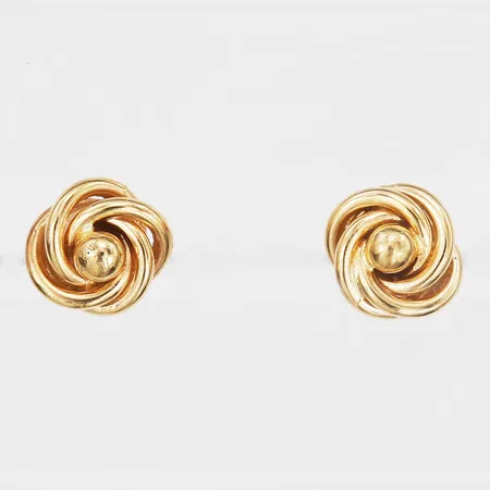 Ett par örhängen, Ø8mm, 18K guld. Vikt: 3,7 g