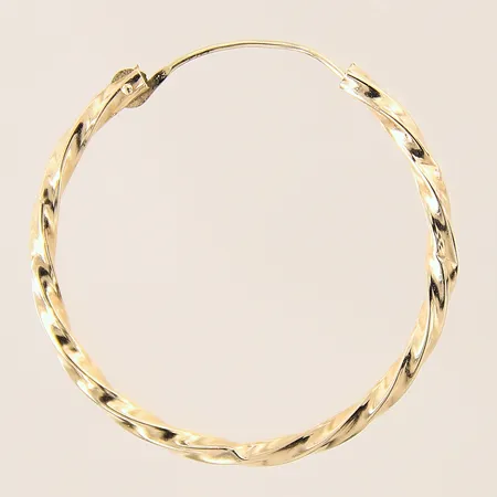 Udda örhänge, Ø26mm, 14K  Vikt: 0,4 g