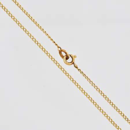Kedja Pansar, 56cm, bredd 1,4mm, defekt lås, 18K Vikt: 3,3 g