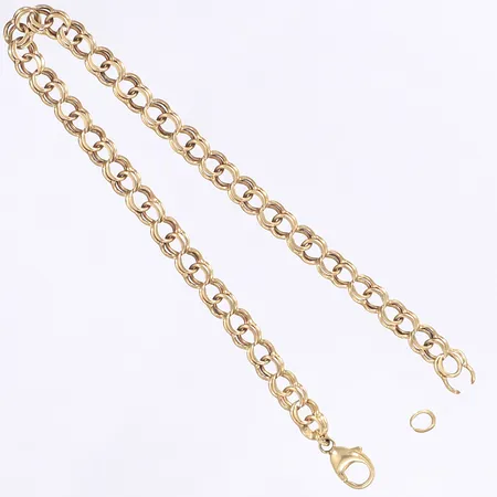 Armband Bismarck defekt, delar saknas, 18K Vikt: 7 g