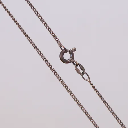 Kedja Pansar, längd 42,5cm, bredd 1,3mm, silver 925/1000 Vikt: 2,3 g