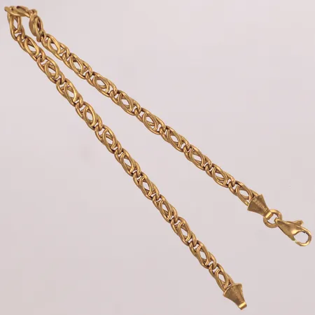 Armband, längd 20cm, bredd 4mm, 22K  Vikt: 6,8 g