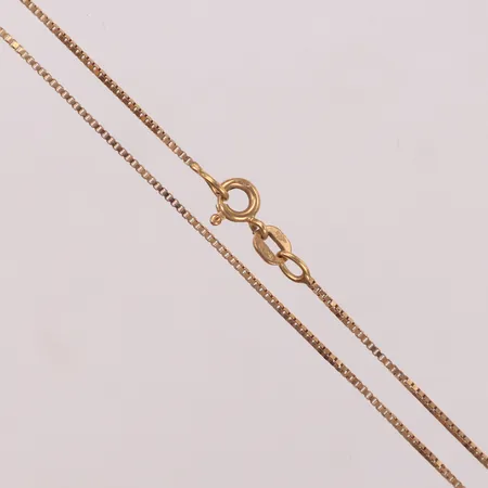 Kedja venezia, längd 39cm, bredd 1mm, 18K  Vikt: 2,4 g