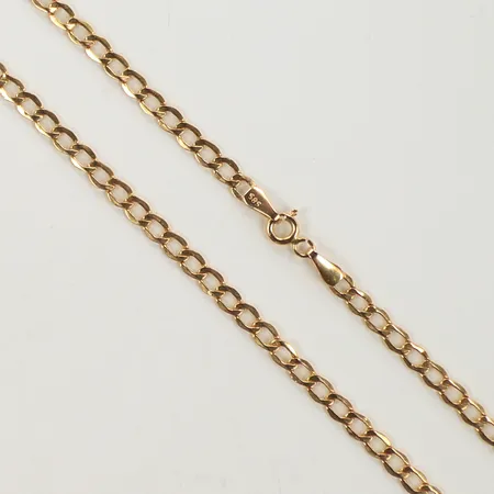 Halskedja Pansar, längd 60cm, bredd 4mm, 14K Vikt: 4,2 g