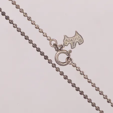 Kedja, kullänk, längd 45cm, bredd 1,8mm, Agatha, made in France, 925/1000 silver Vikt: 4,6 g