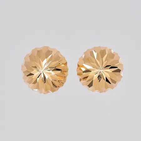 Ett par örhängen, Ø 6,8mm, 18K Vikt: 0,7 g