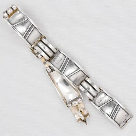 Armband, 18cm, bredd 12mm, import, silver  Vikt: 19,3 g