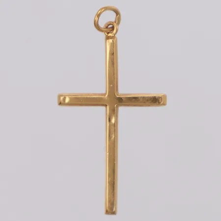 Hänge, kors, längd 31mm, buckla, 18K Vikt: 0,5 g