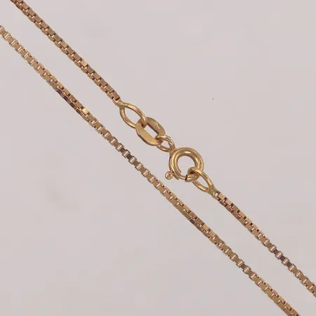 Kedja venezia, längd 42,5cm, bredd 1mm, 18K  Vikt: 4,1 g