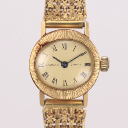 Damur Sarcar Geneve 18K, manuell, Ø 19mm, länk i guld 18K, inga övriga tillbehör, 18K bruttovikt: 30,3g