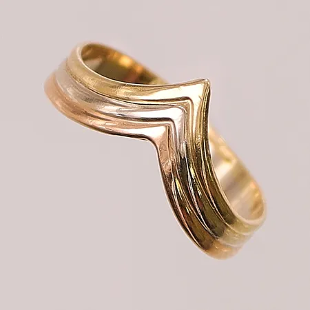 Ring, Ø17¼, bredd:3mm, 18K 1,5g.