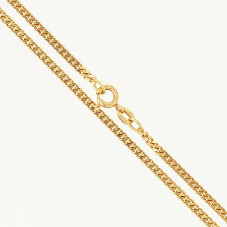 Kedja Pansar, längd 70cm, bredd 2,3mm, 18K.  Vikt: 14 g