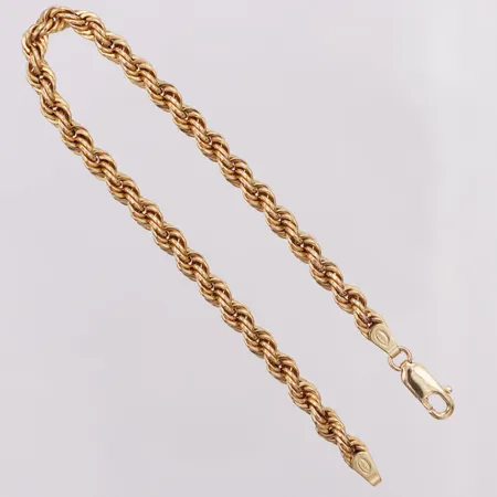 Armband, Cordell, 19cm, bredd 4mm, 18K  Vikt: 5 g