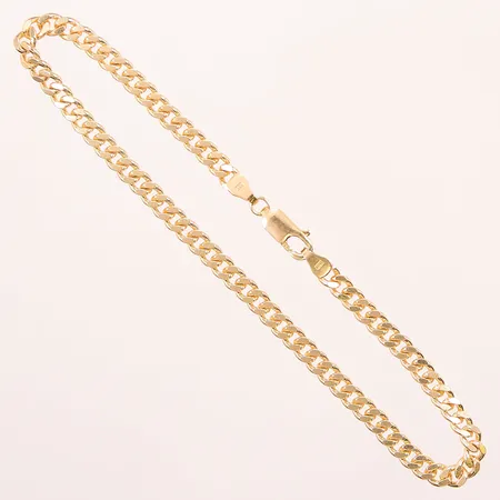 Armband pansar, 22,5cm, bredd:4mm, 18K 13,3g.