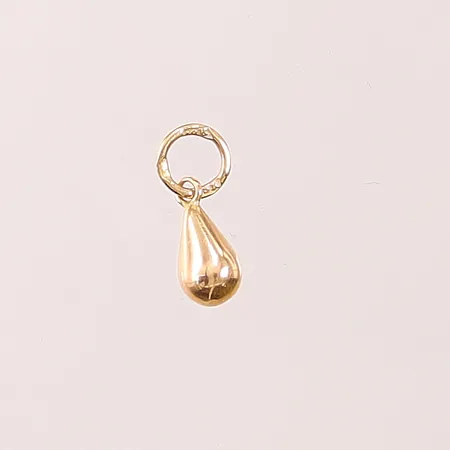 Hänge, droppe, 15mm, 18K, 0,4g Vikt: 0,4 g