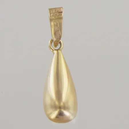Hänge droppe,  L 1,7cm, 18k Vikt: 1 g
